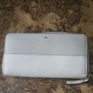 Kate Spade Tan/Cream  Zip Wallet